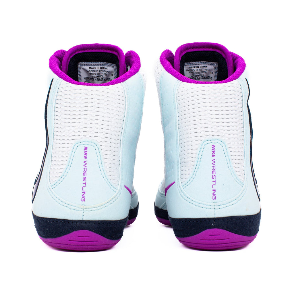 Nike Inflict 4 'White Glacier BlueViolet' Wrestling shoes