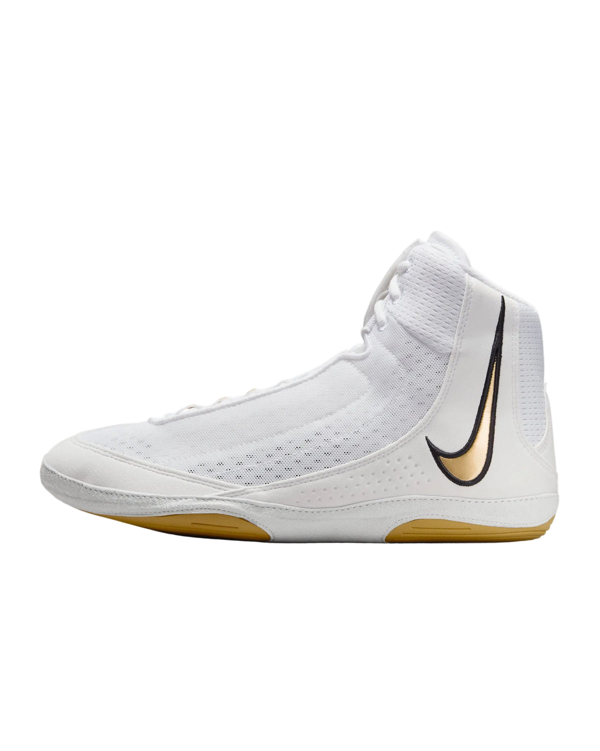 Nike Inflict 4 wrestling shoes White and Gold
