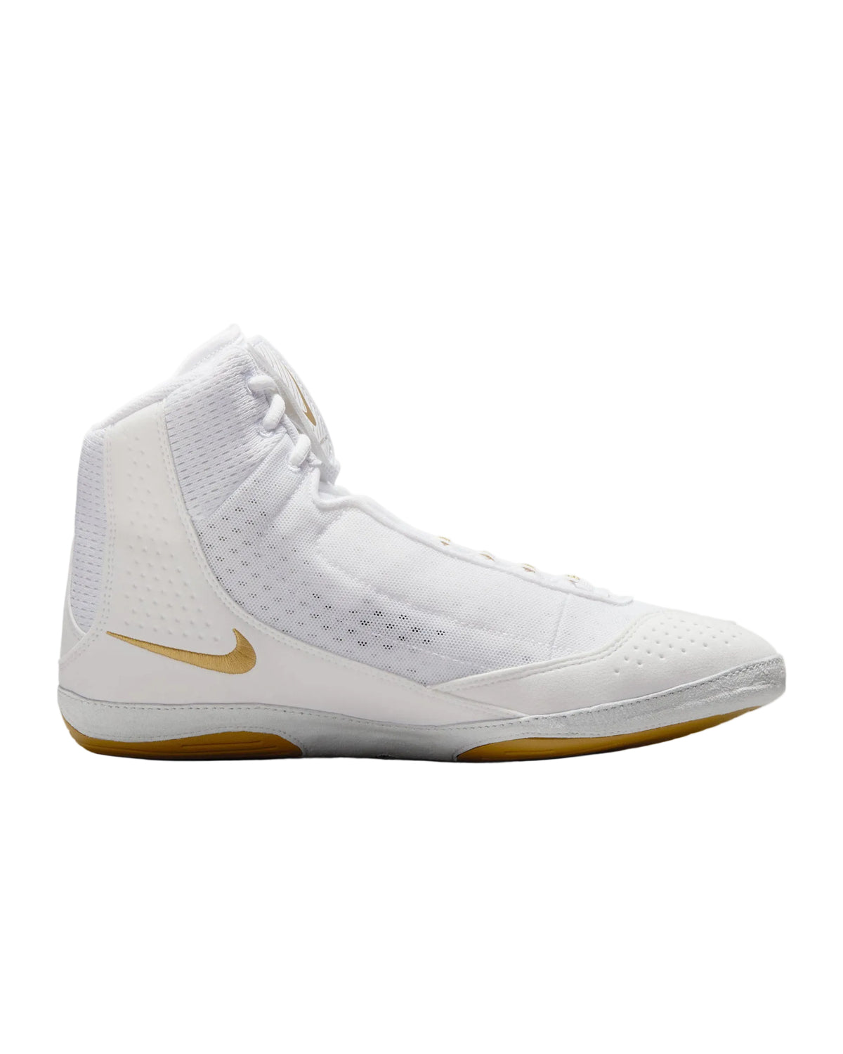 Nike Inflict 4 wrestling shoes White and Gold