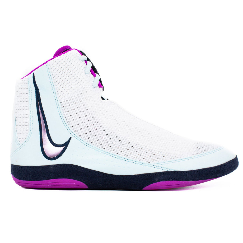 Nike Inflict 4 'White Glacier BlueViolet' Wrestling shoes
