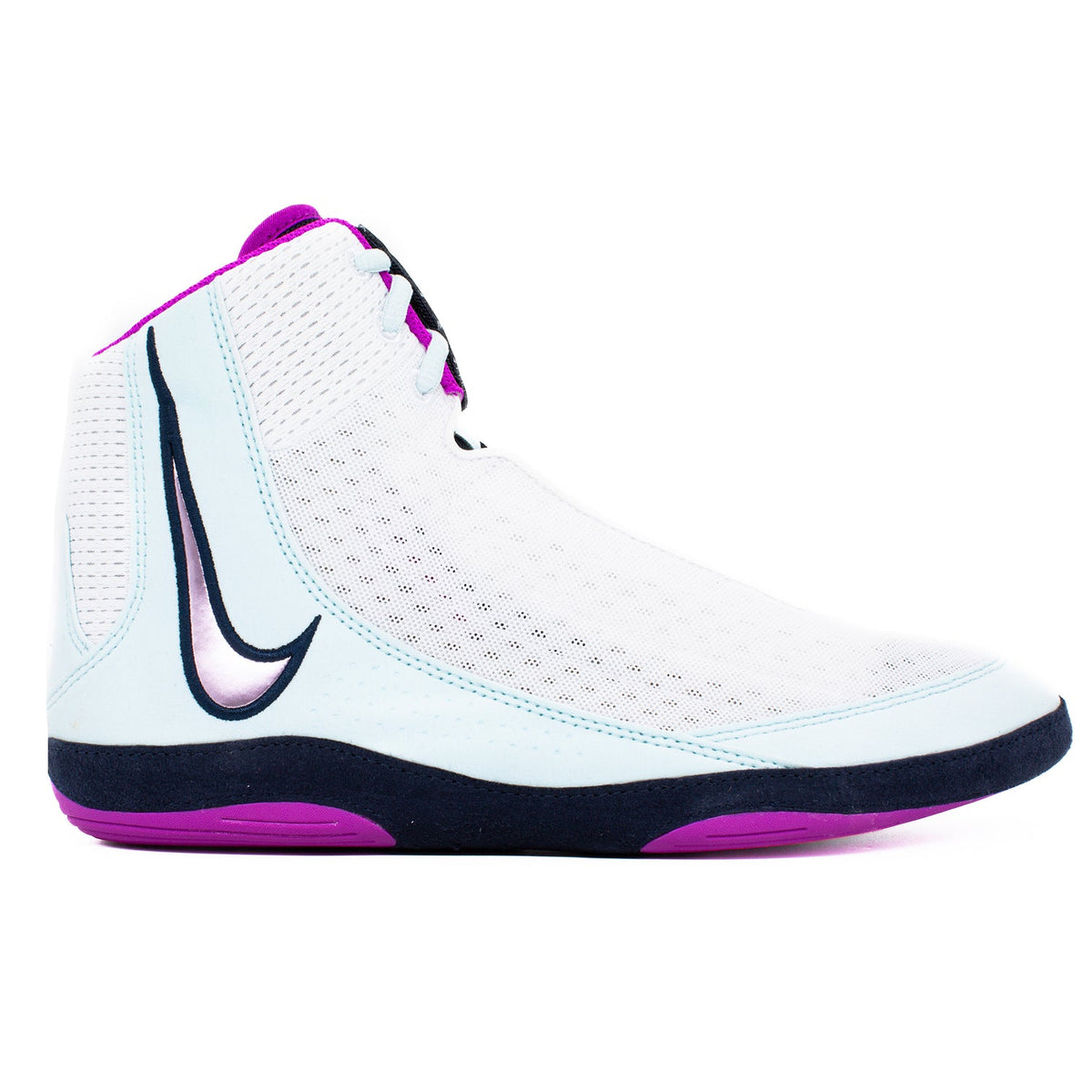 Nike Inflict 4 'White Glacier BlueViolet' Wrestling shoes
