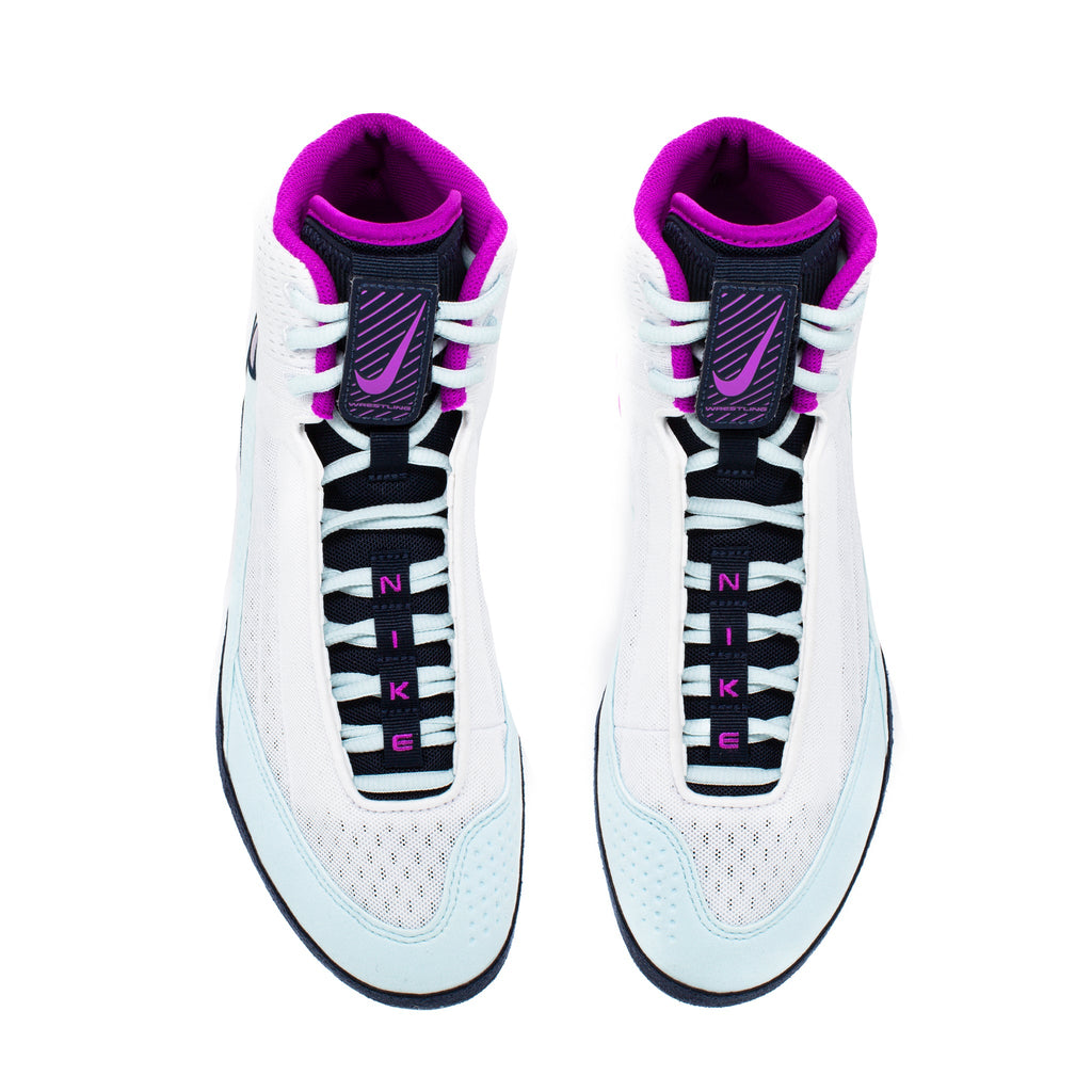 Nike Inflict 4 'White Glacier BlueViolet' Wrestling shoes