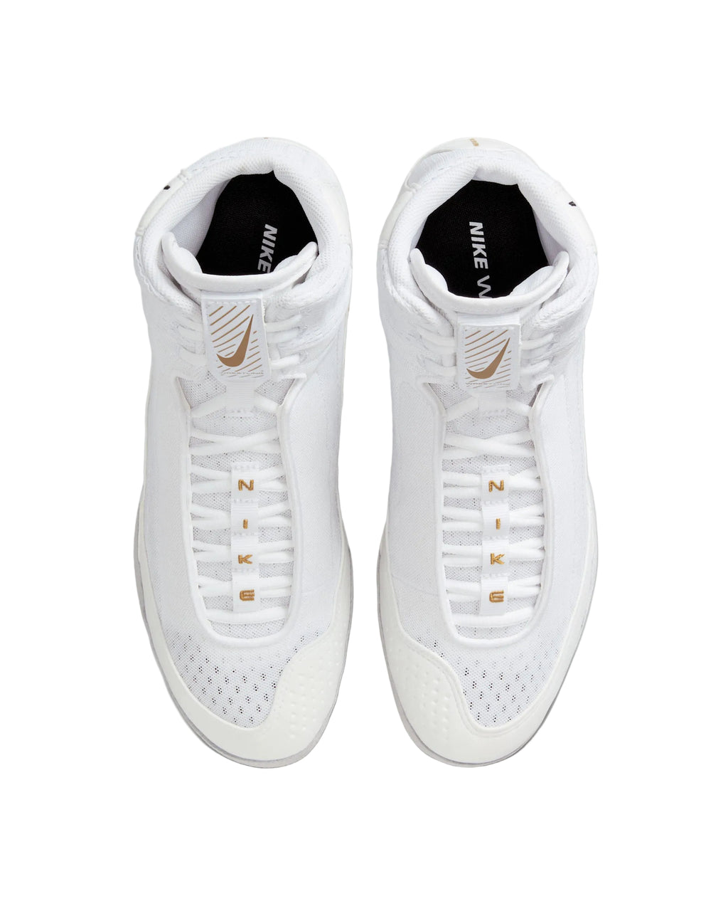 Nike Inflict 4 wrestling shoes White and Gold