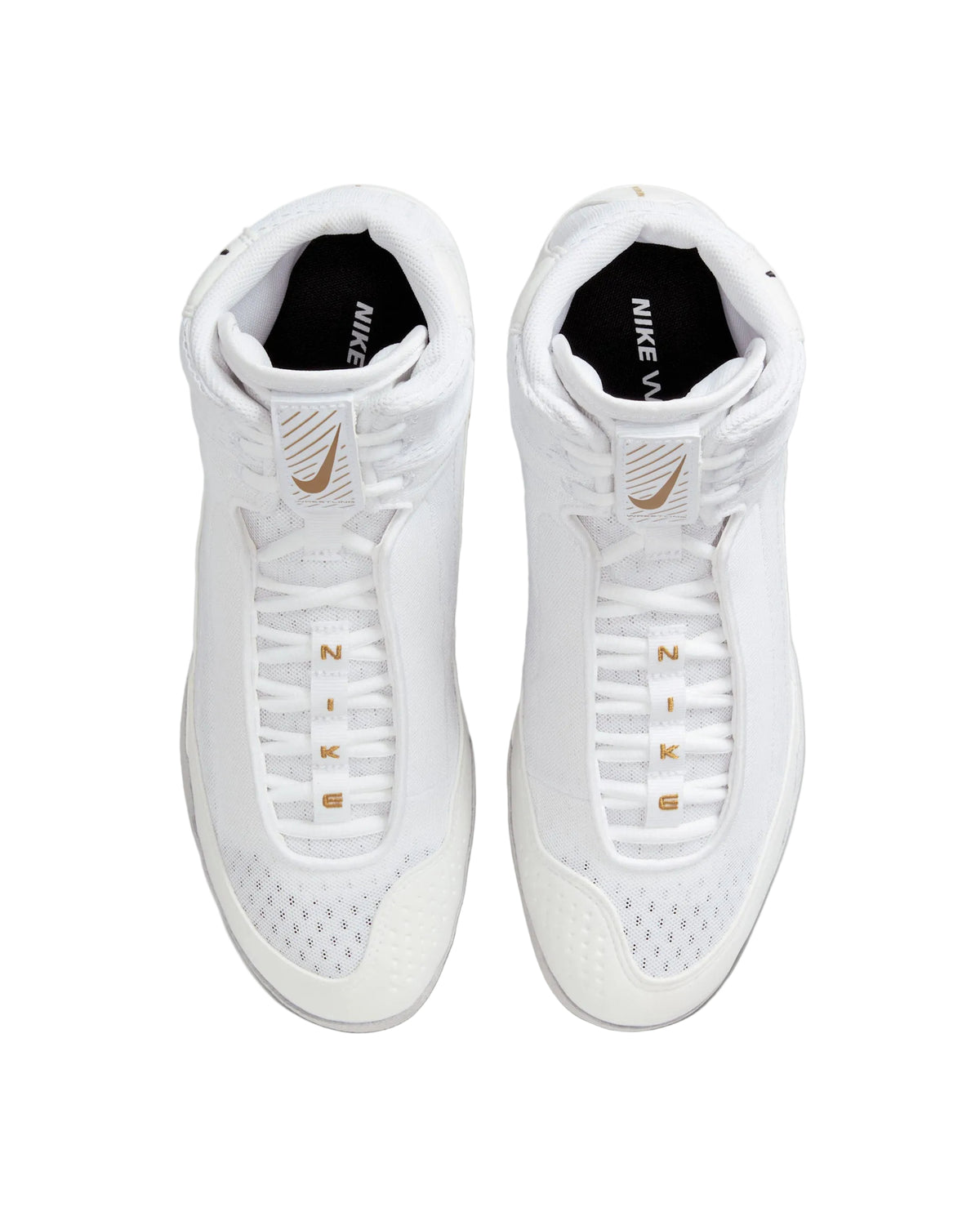 Nike Inflict 4 wrestling shoes White and Gold