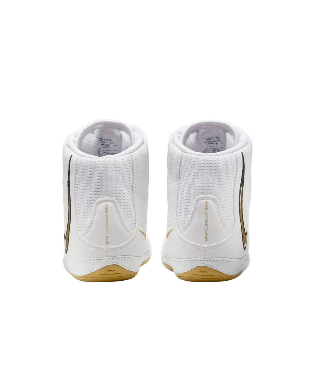 Nike Inflict 4 wrestling shoes White and Gold