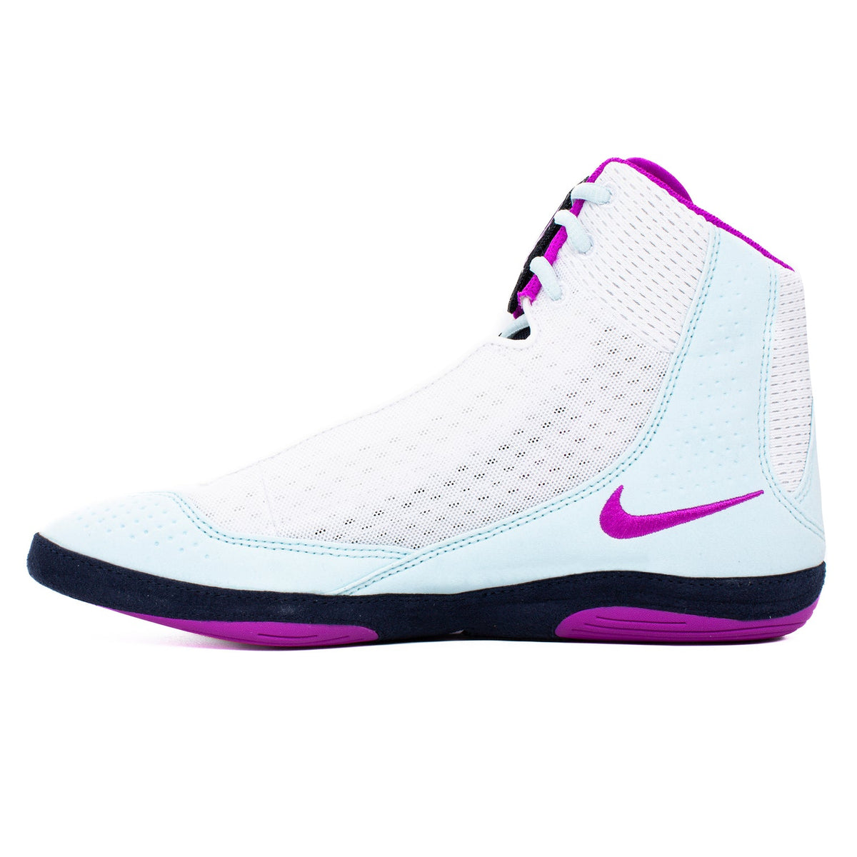 Nike Inflict 4 'White Glacier BlueViolet' Wrestling shoes