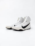 NIKE MACHOMAI 3 BOXING BOOTS WHITE & BLACK