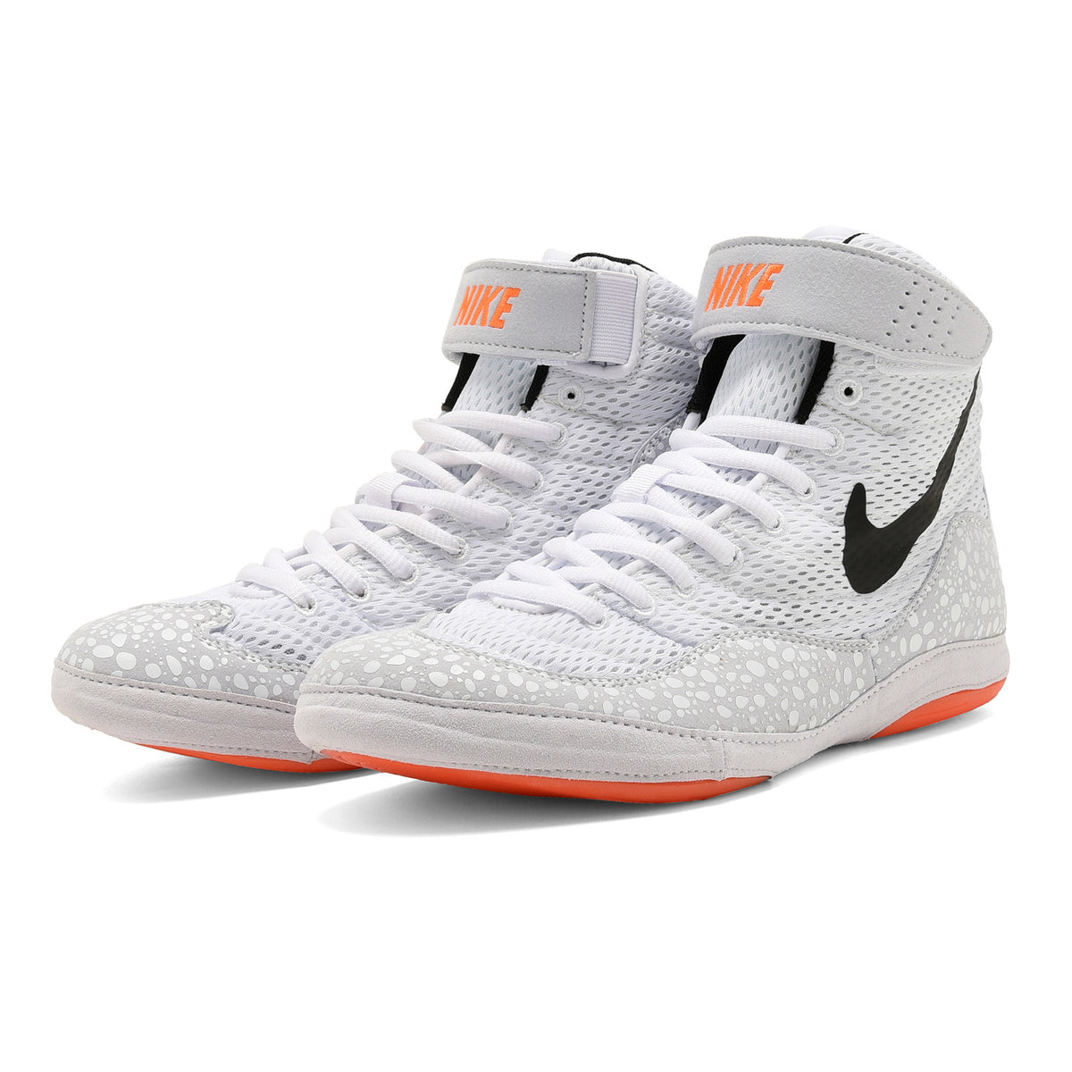 Nike Inflict SE Wrestling Shoes White Orange